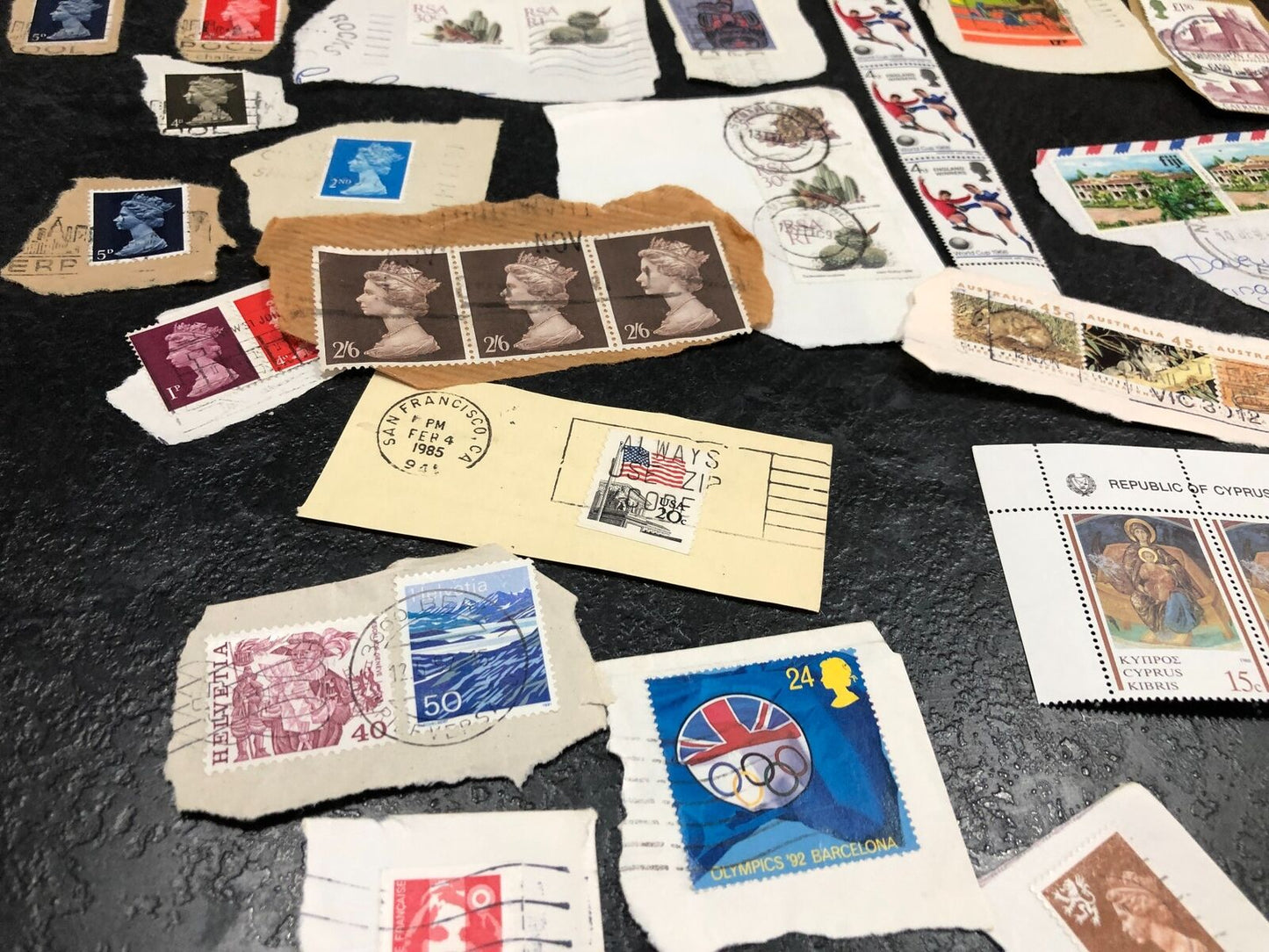 Large Joblot Of Over 100 Stamps England Winners 1966 Unused, Europe, Canada Etc