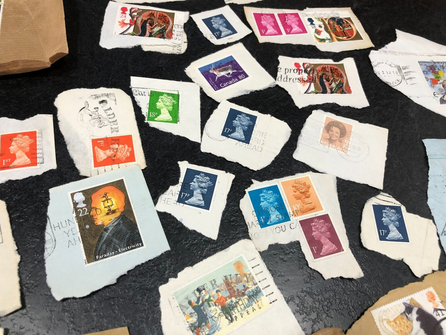 Large Joblot Of Over 100 Stamps England Winners 1966 Unused, Europe, Canada Etc