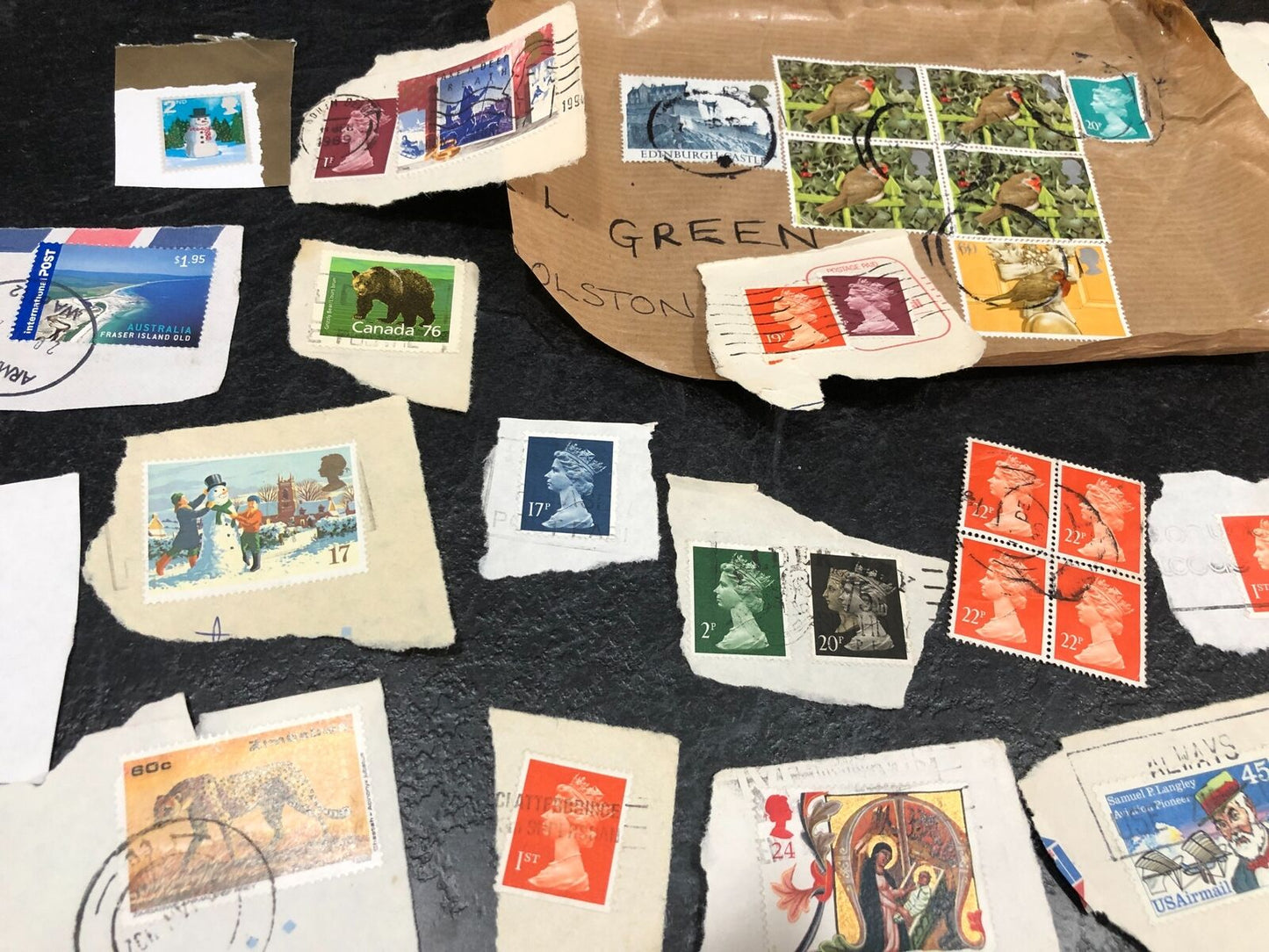 Large Joblot Of Over 100 Stamps England Winners 1966 Unused, Europe, Canada Etc