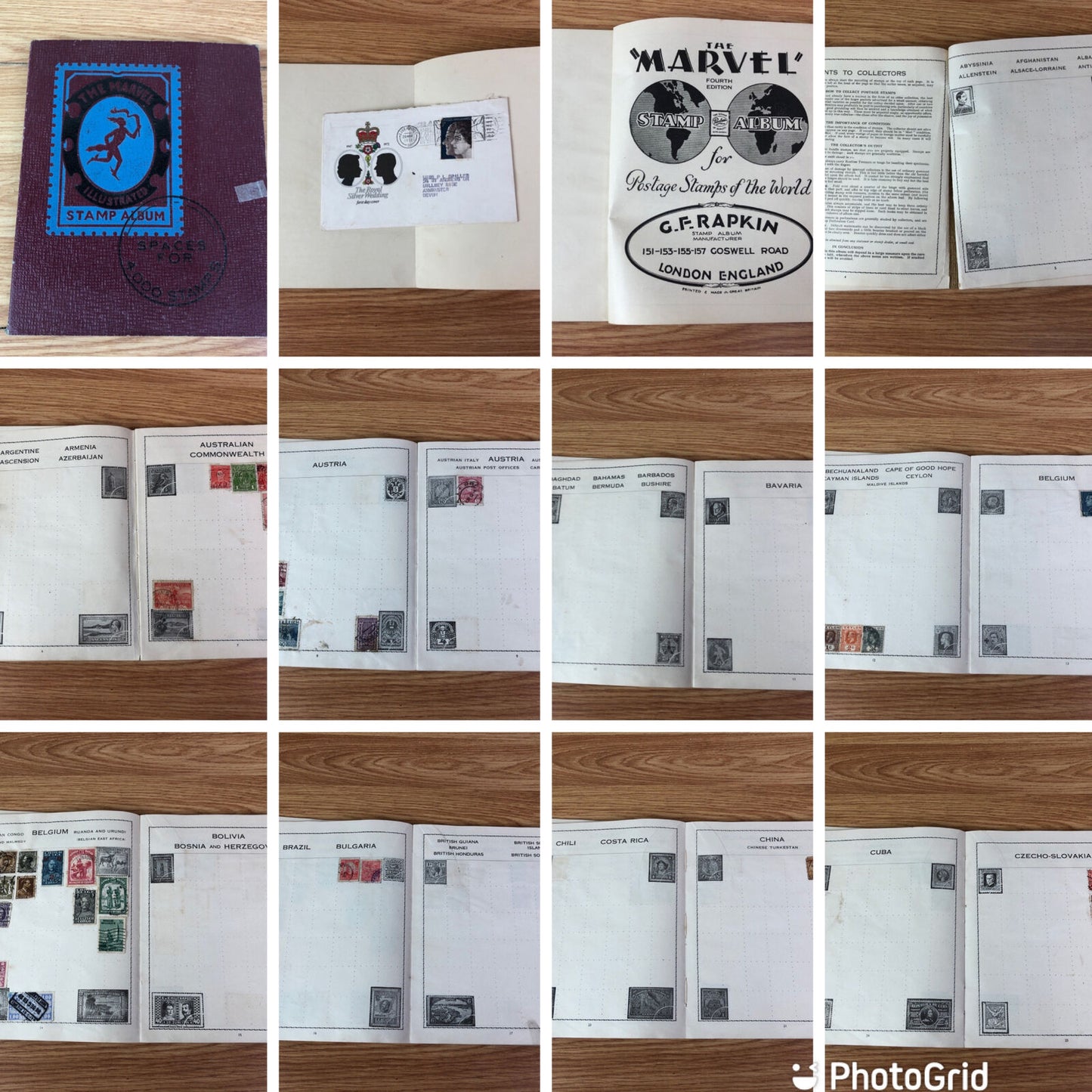 The Marvel Fourth Edition Stamp Album For Postage Stamps Of The World