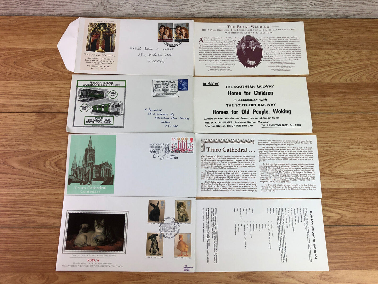 Bundle 33 x Royal Mail GB FDC First Day Covers 1964-2005