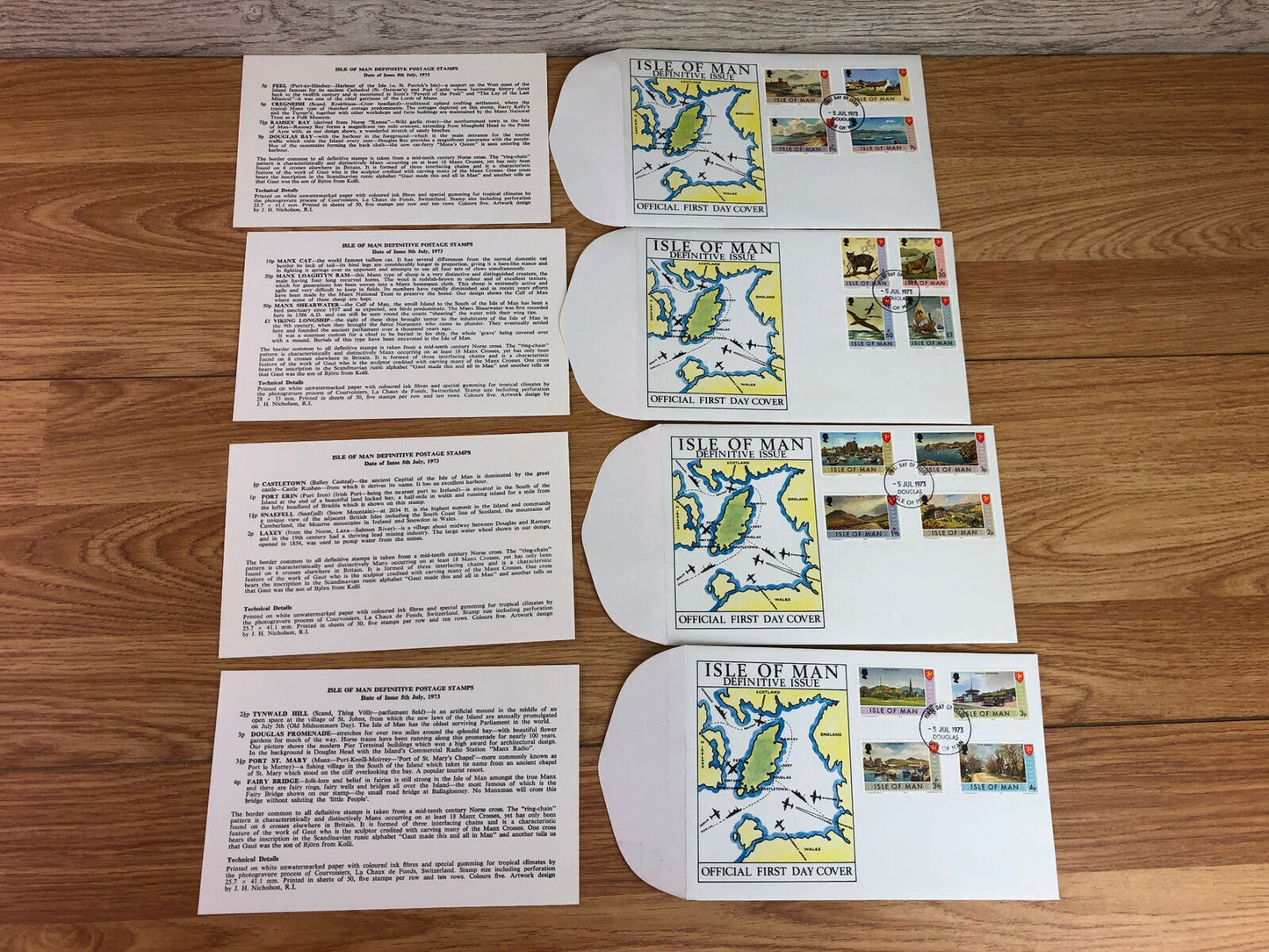 Bundle 33 x Royal Mail GB FDC First Day Covers 1964-2005