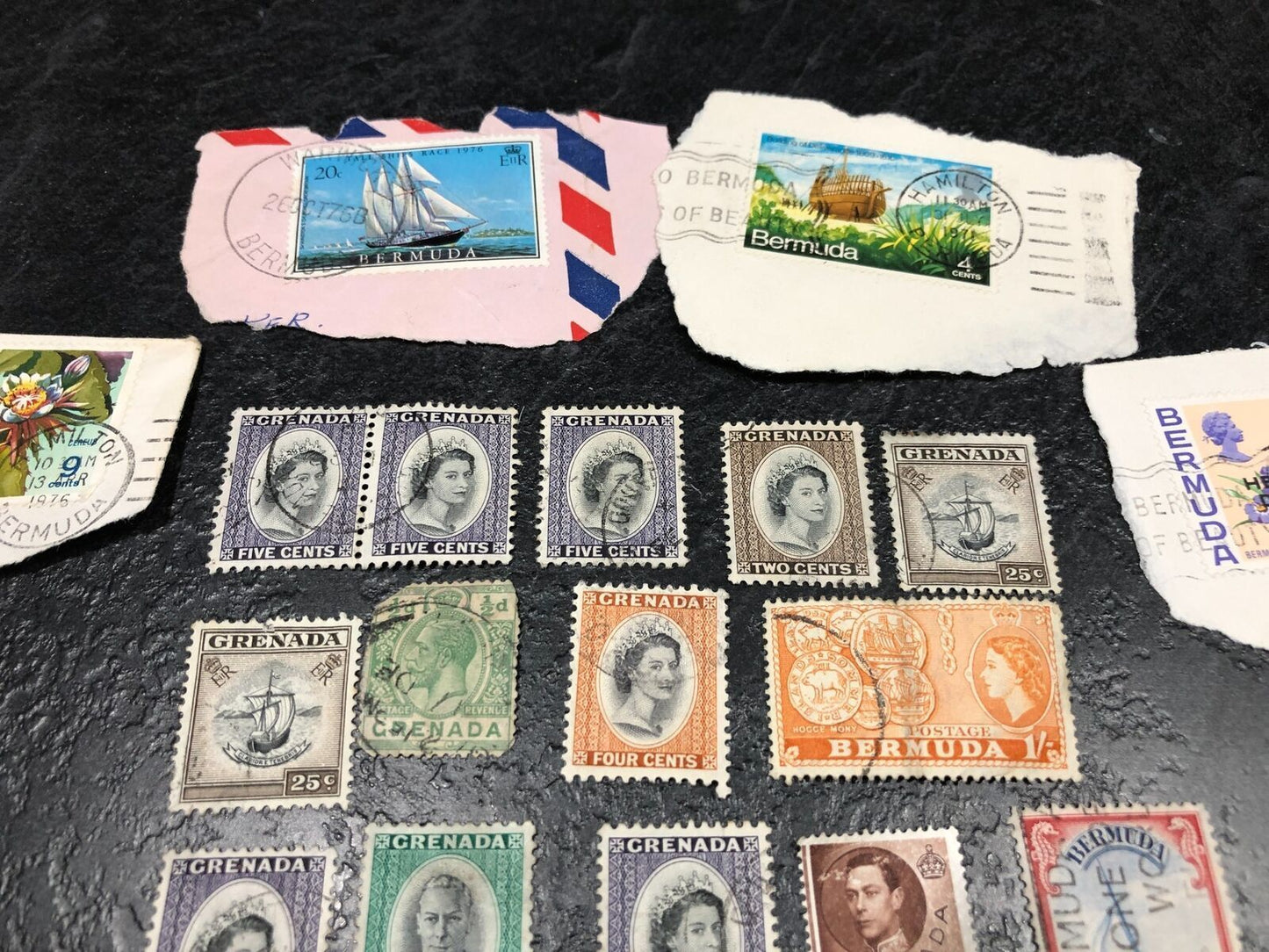 Collection Stamps From Bermuda/Grenada, Bahawalpur Silver Jubilee, Sierra Leone