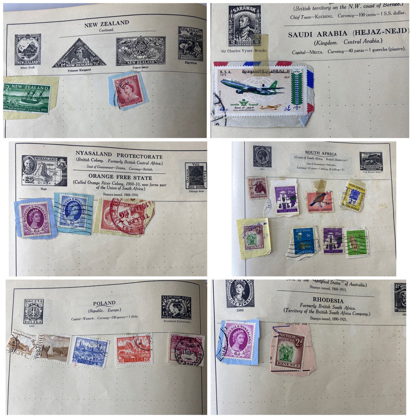 The Strand Stamp Album for The Postage Stamps of the World with Stamp Collection