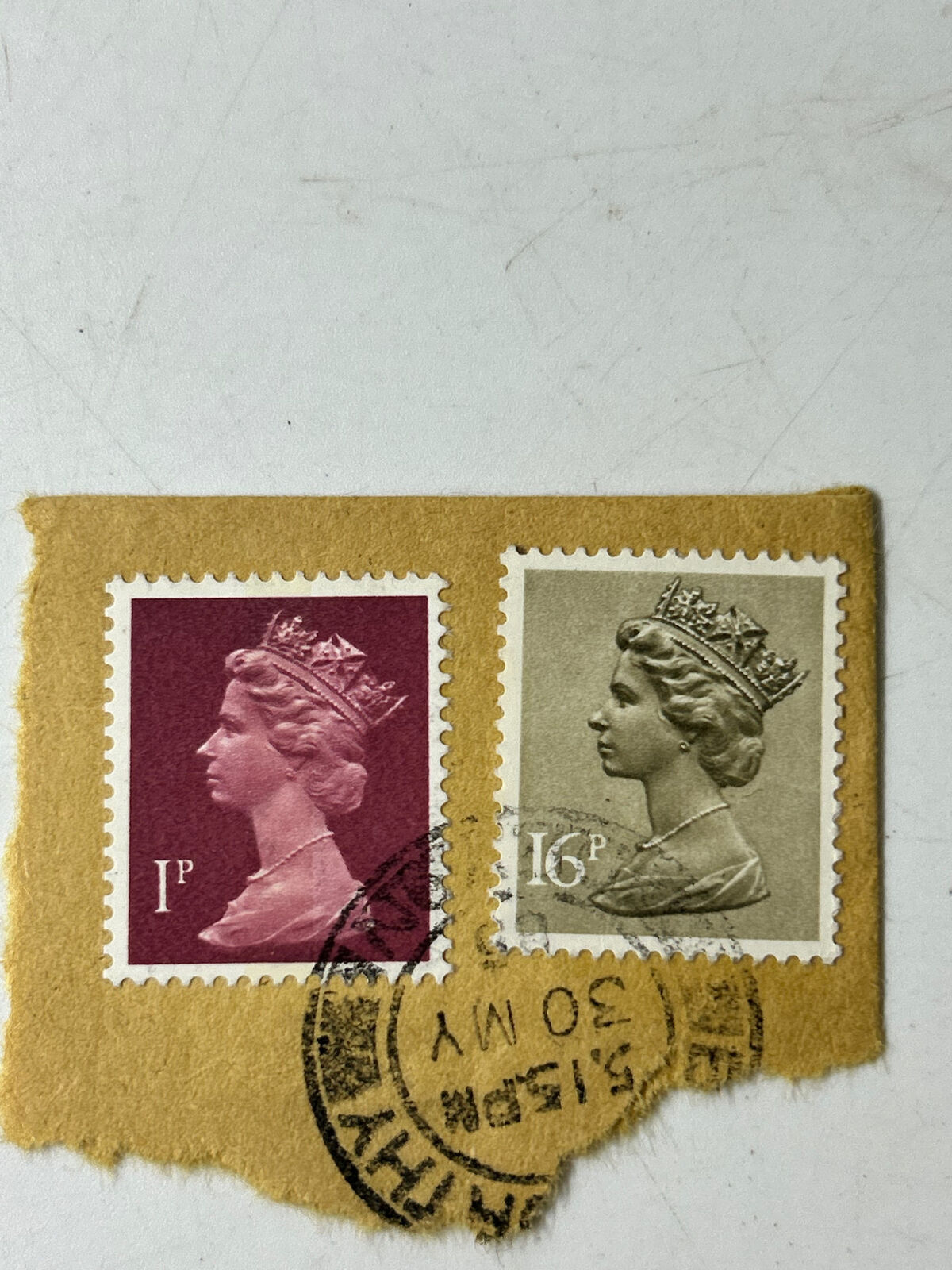 Job Lot/Mixed bag of Retro British 1st Class and Other Denomination Stamps