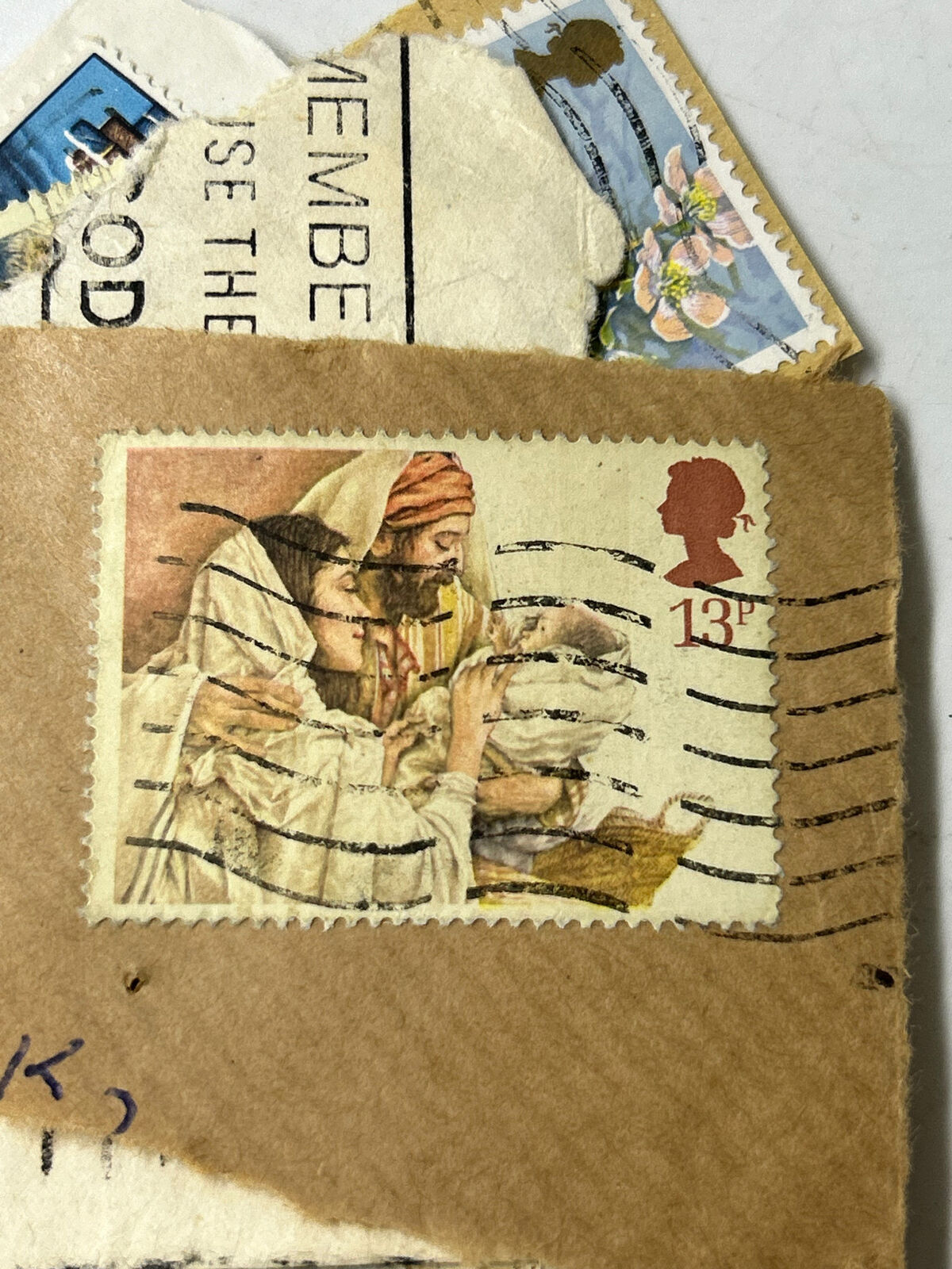 Job Lot/Mixed bag of Retro British 1st Class and Other Denomination Stamps