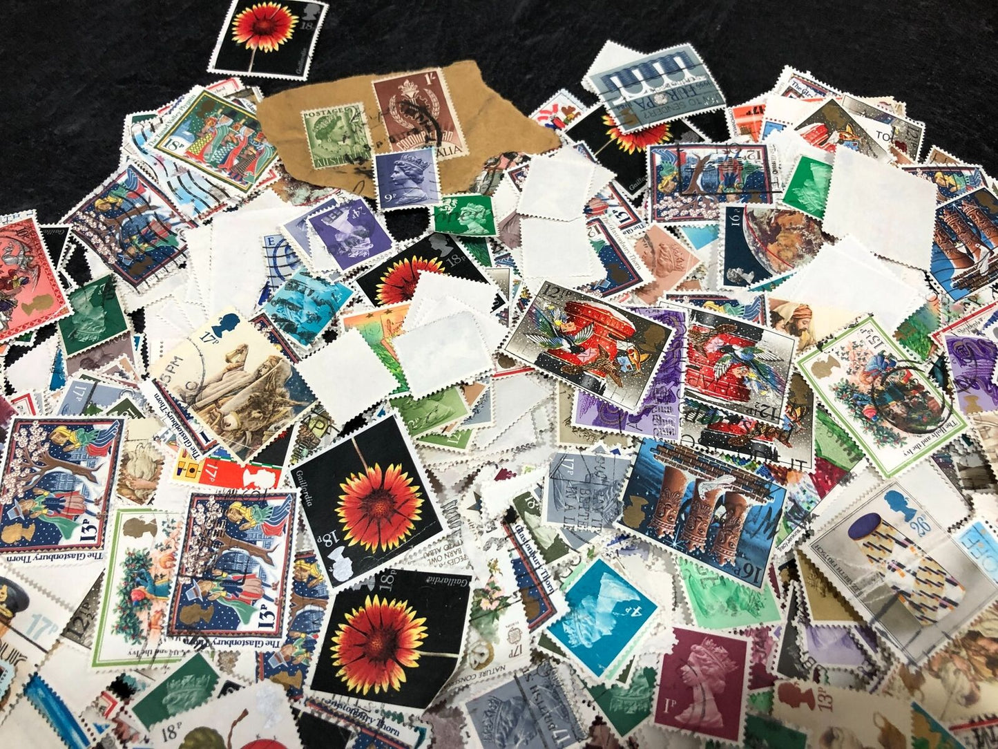 HUGE Joblot Used Stamps, Royals, Nativity, NZ, South Africa, '66 World Cup (New)