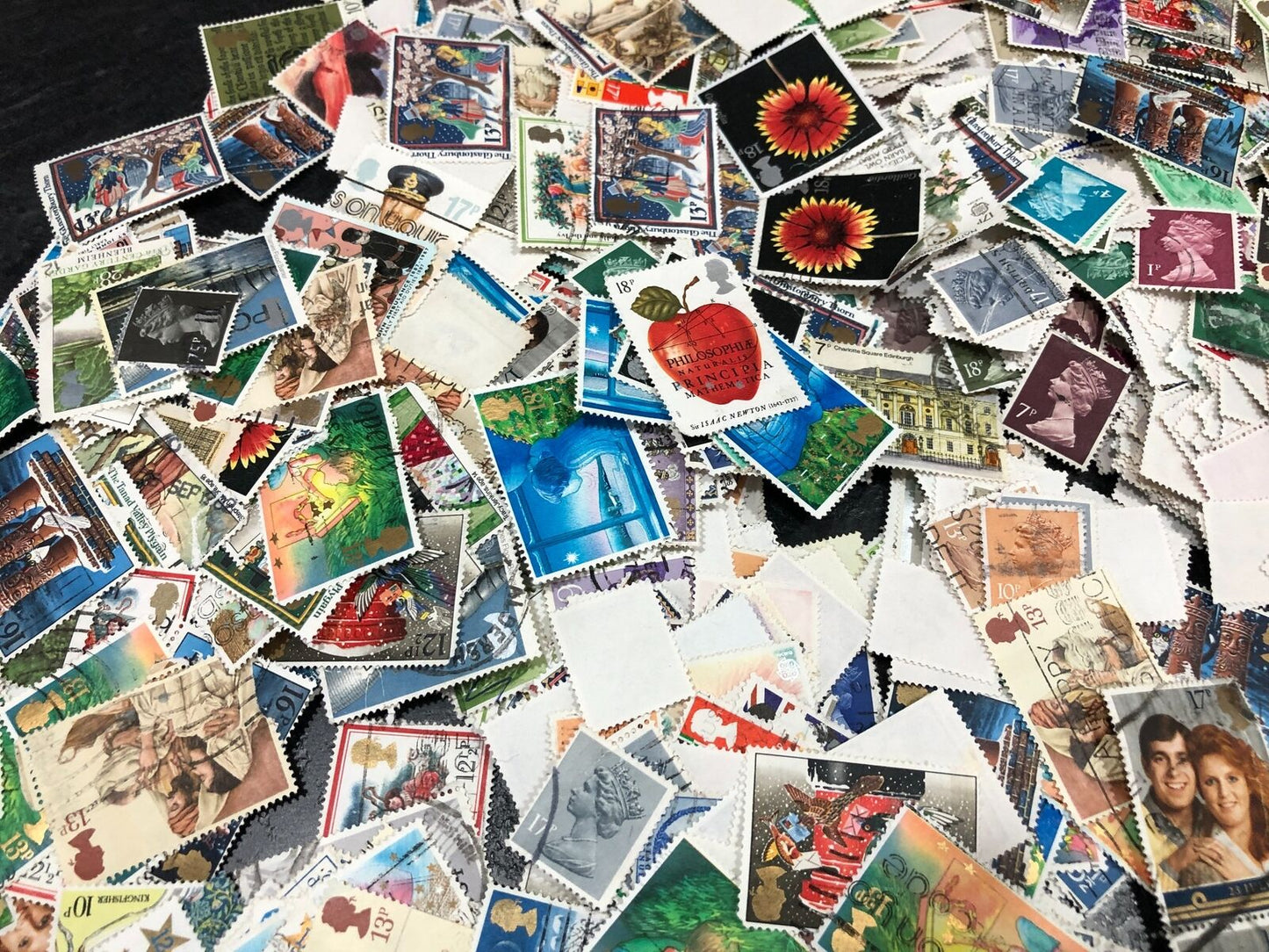 HUGE Joblot Used Stamps, Royals, Nativity, NZ, South Africa, '66 World Cup (New)