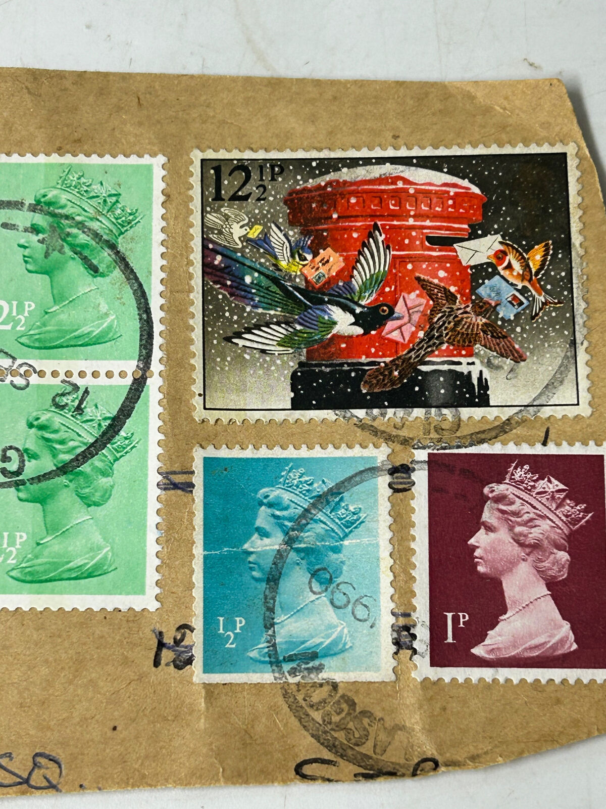 Large Collection of Assorted Mixed Stamps in Tin - Please See Pictures