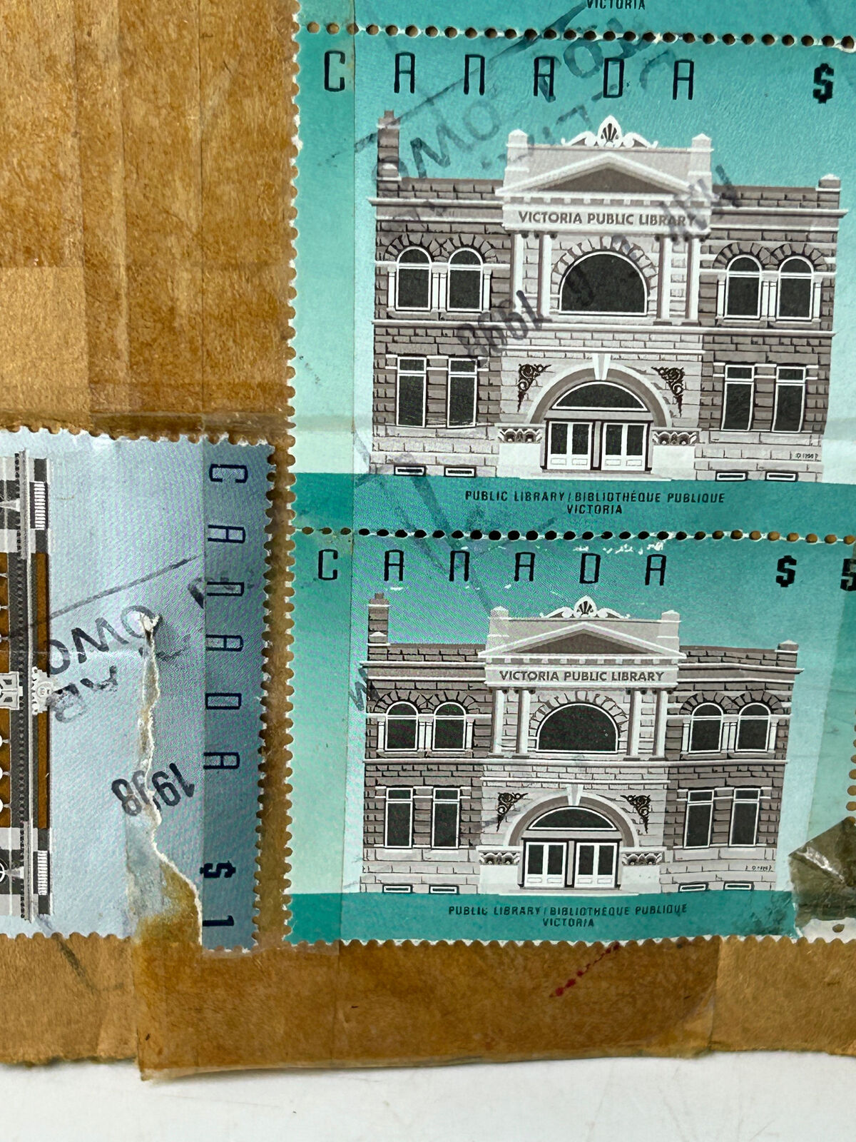 Large Collection of Assorted Mixed Stamps in Tin - Please See Pictures