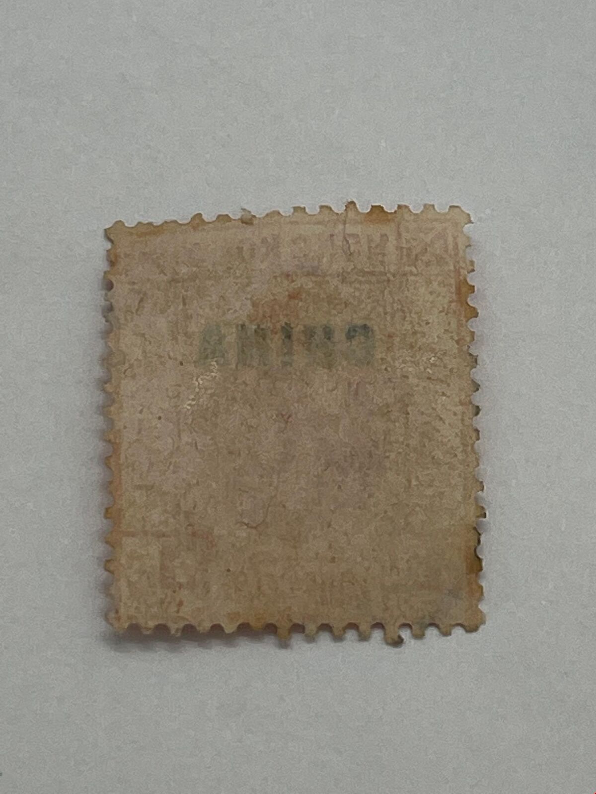 Hong Kong Stamp Overprint China 1917 4c Four Cents