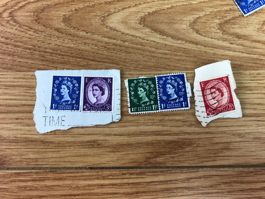 GB QEII Pre Decimal Definitive Stamps Bundle