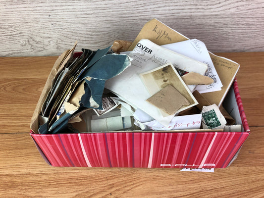 Large Bundle Various Vintage Stamps Different Countries And Pre Decimalisation