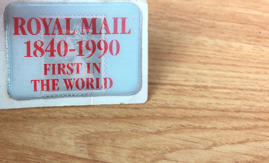 Holographic Royal Mail 1840-1990 150 Years Badge Patch Sew On