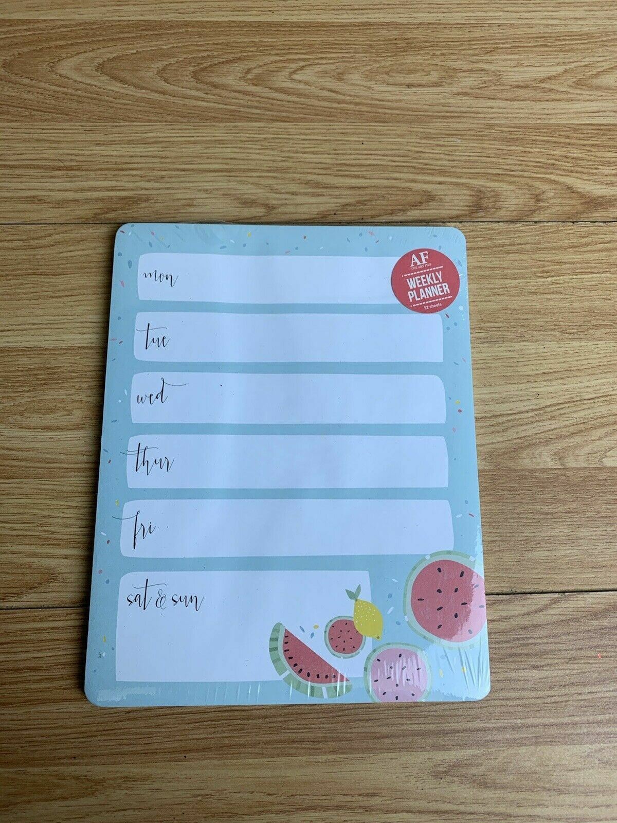 The Art File Weekly Planner 52 Sheets