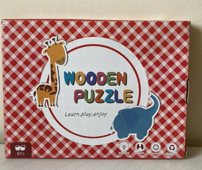 Under The Sea Wooden Shapes Peg Puzzle age 3+