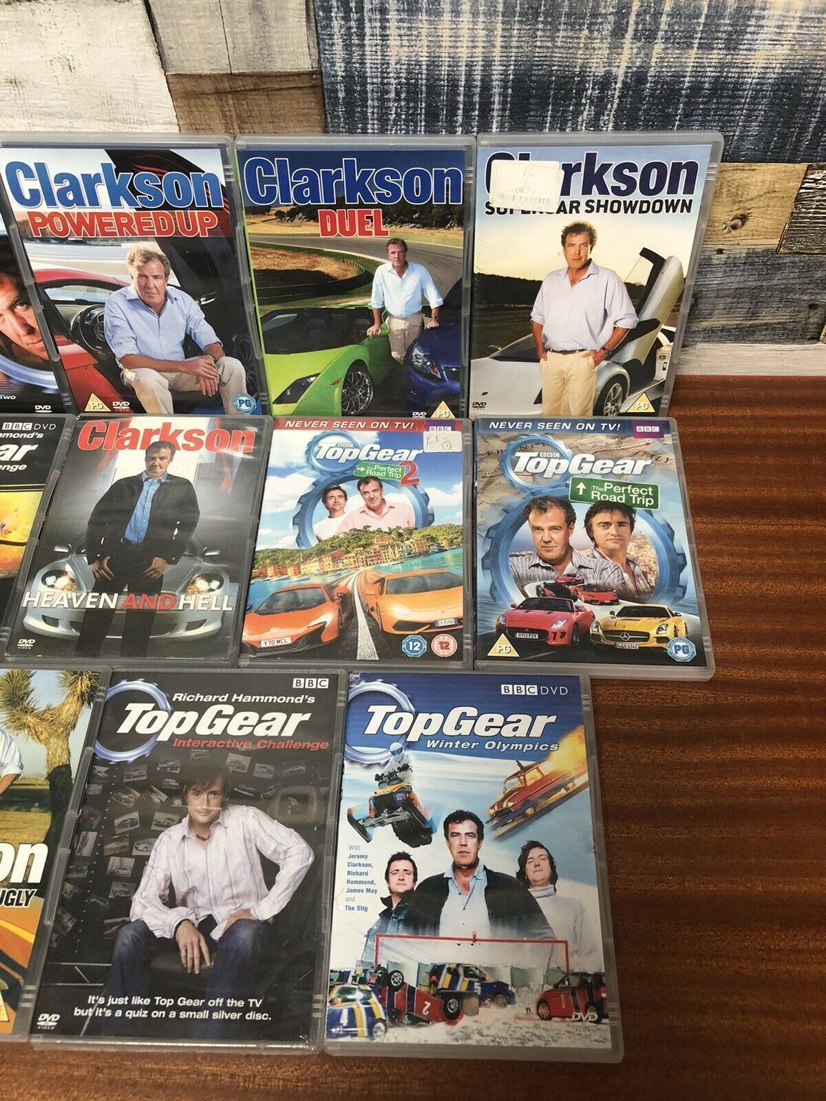 Bundle Of 14 Top Gear & Clarkson DVD's ~ Hours Of Entertainment