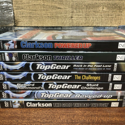 Bundle Of 14 Top Gear & Clarkson DVD's ~ Hours Of Entertainment