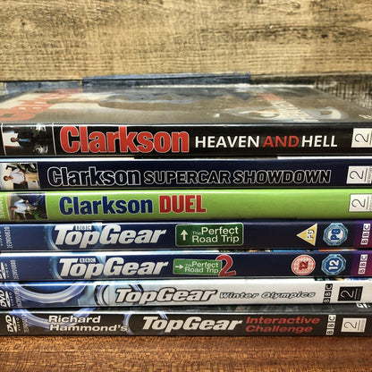 Bundle Of 14 Top Gear & Clarkson DVD's ~ Hours Of Entertainment