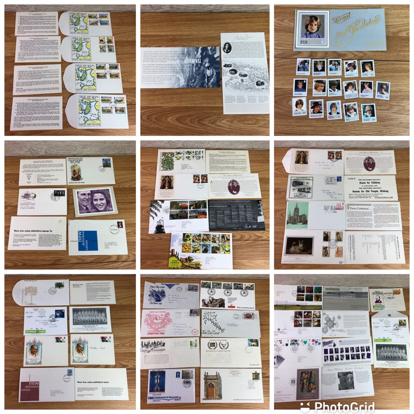 Bundle 33 x Royal Mail GB FDC First Day Covers 1964-2005