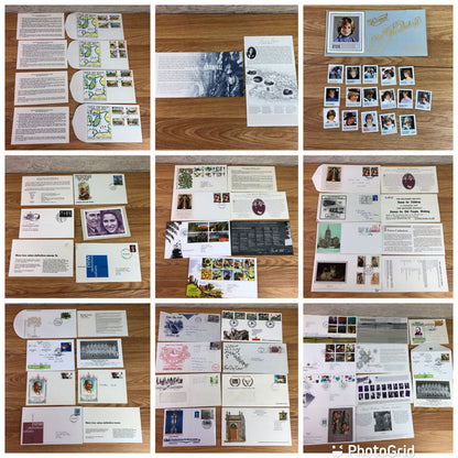 Bundle 33 x Royal Mail GB FDC First Day Covers 1964-2005