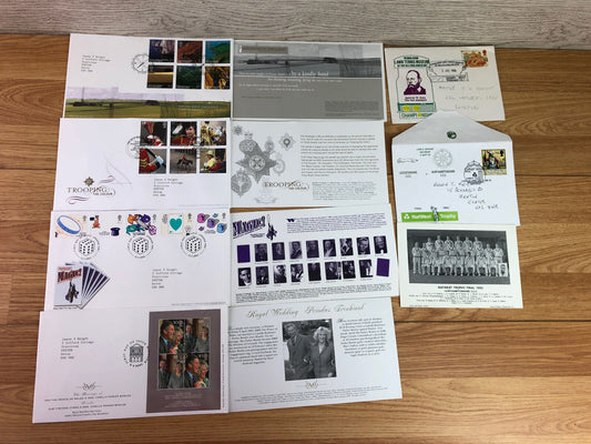 Bundle 33 x Royal Mail GB FDC First Day Covers 1964-2005