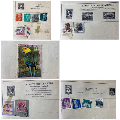 The Strand Stamp Album for The Postage Stamps of the World with Stamp Collection