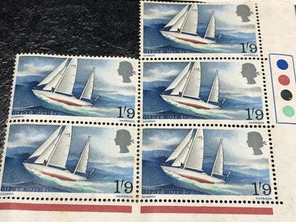 48 x GB QEII 1966 World Cup Football Winners 4d + 5 Gypsy Moth, 5 Botanicals MNH