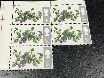 48 x GB QEII 1966 World Cup Football Winners 4d + 5 Gypsy Moth, 5 Botanicals MNH