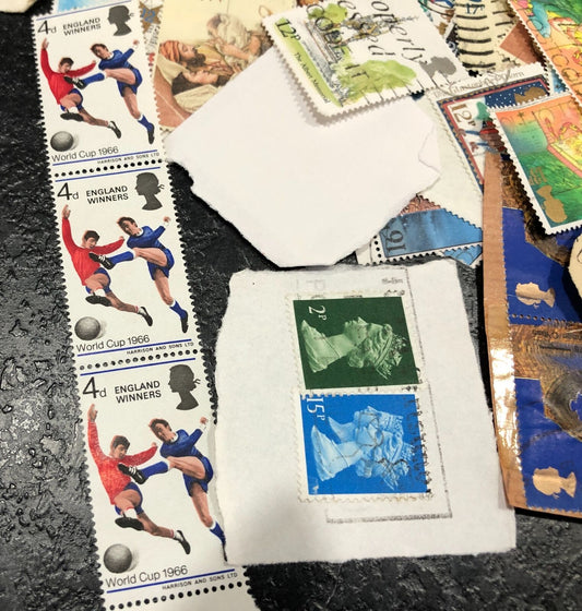 HUGE Joblot Used Stamps, Royals, Nativity, NZ, South Africa, '66 World Cup (New)