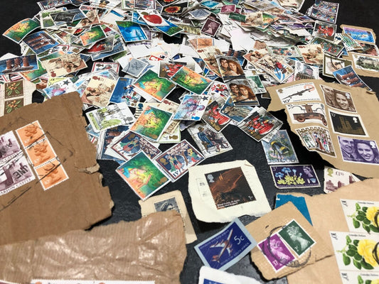 HUGE Joblot Used Stamps, Royals, Nativity, NZ, South Africa, '66 World Cup (New)