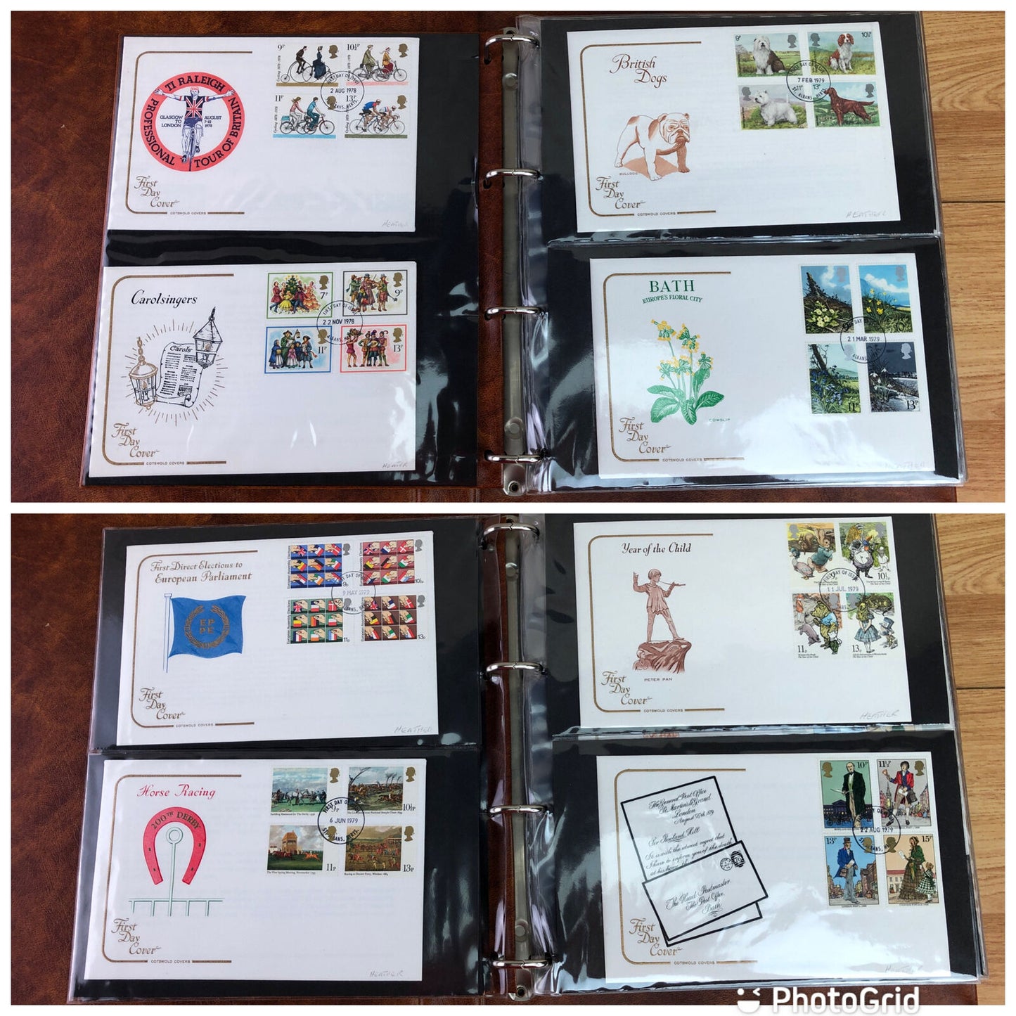 Brown Post Office First Day Covers Album & 70 x First Day Covers 1978 - 1984