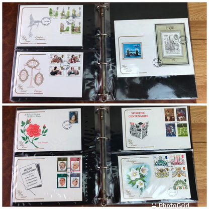 Brown Post Office First Day Covers Album & 70 x First Day Covers 1978 - 1984