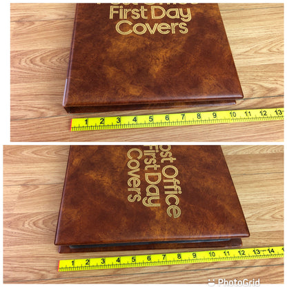 Brown Post Office First Day Covers Album & 70 x First Day Covers 1978 - 1984