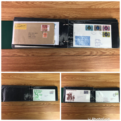 New Pioneer Green First Day Cover Album With 45 First Day Covers 1965-1999