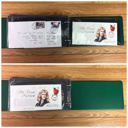 New Pioneer Green First Day Cover Album With 45 First Day Covers 1965-1999