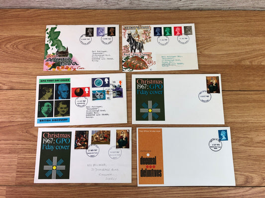 Bundle Loose First Day Covers 1966 - 2005