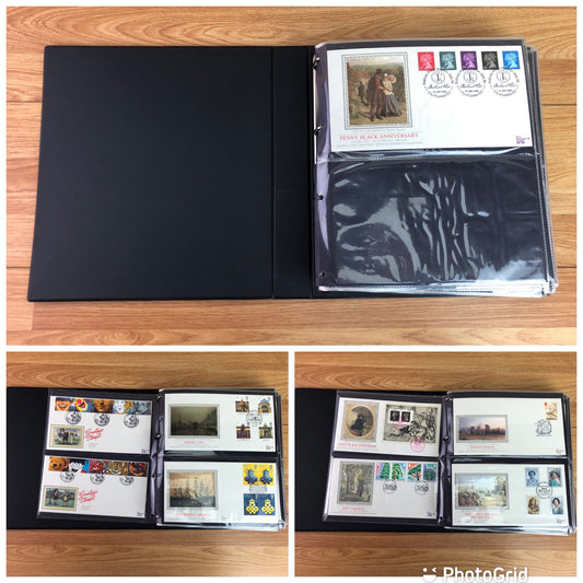 SG First Day Cover Album With 100 x First Day Covers FDC 1990 - 1999