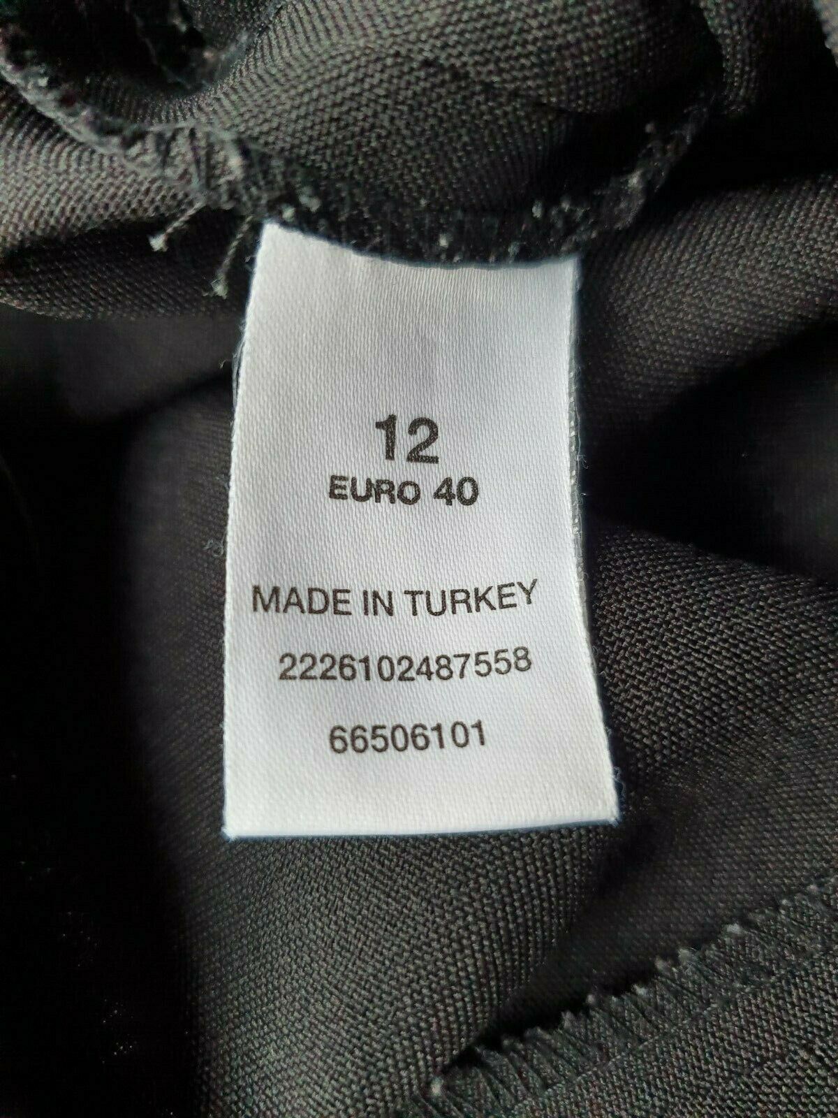 Dorothy Perkins Ladies Black Trousers Size UK 12