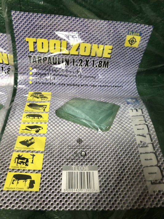 Bundle Of 3 Tarpaulins 1.2M x 1.8M New & Unused In Bags