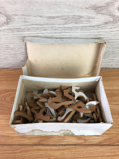 Puzzle With Irregular Shaped Pieces No Picture & Box Damaged