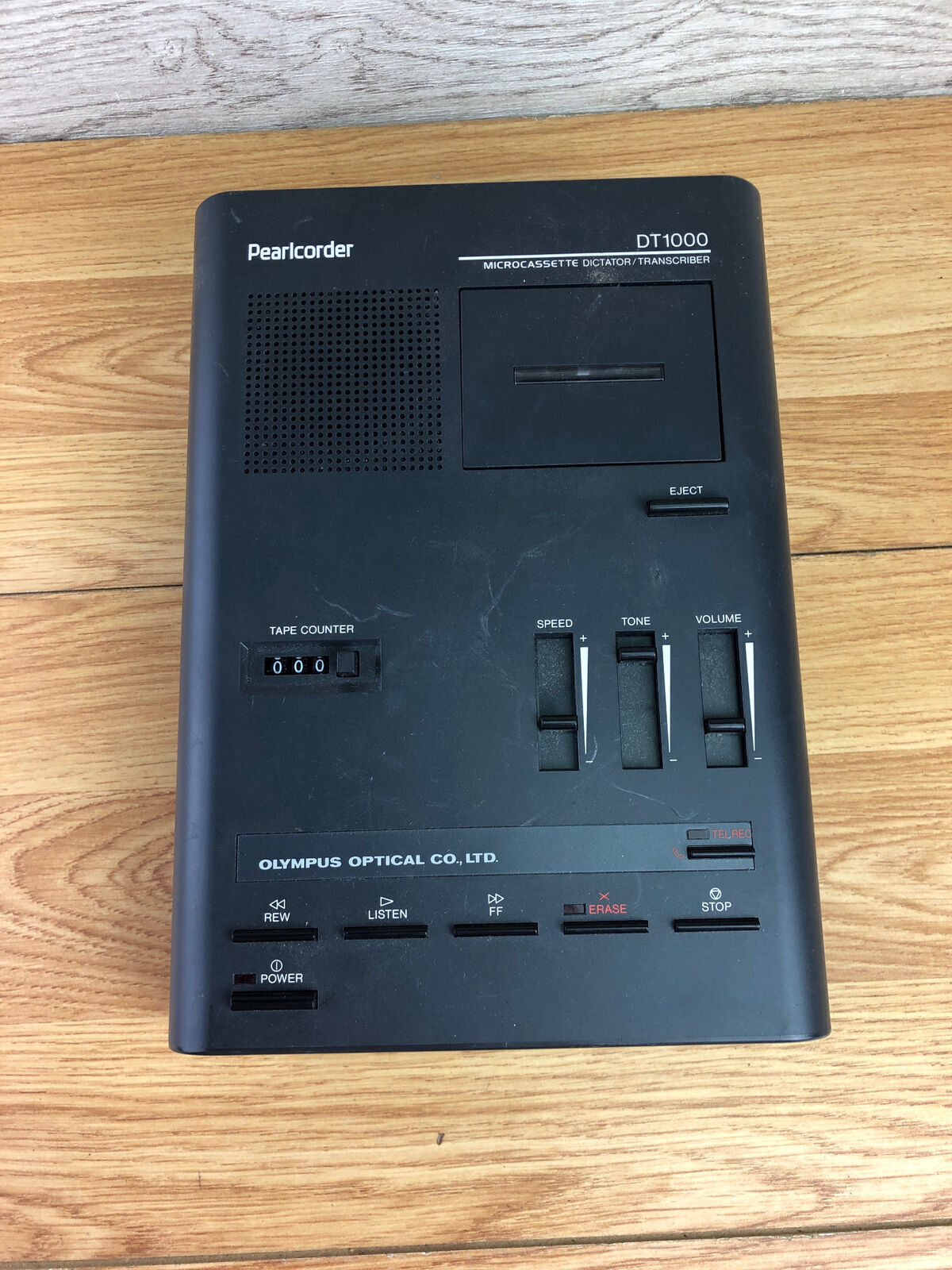 Olympus Pearlcorder DT1000 Microcassette Dictator Transcriber Spares Or Repairs