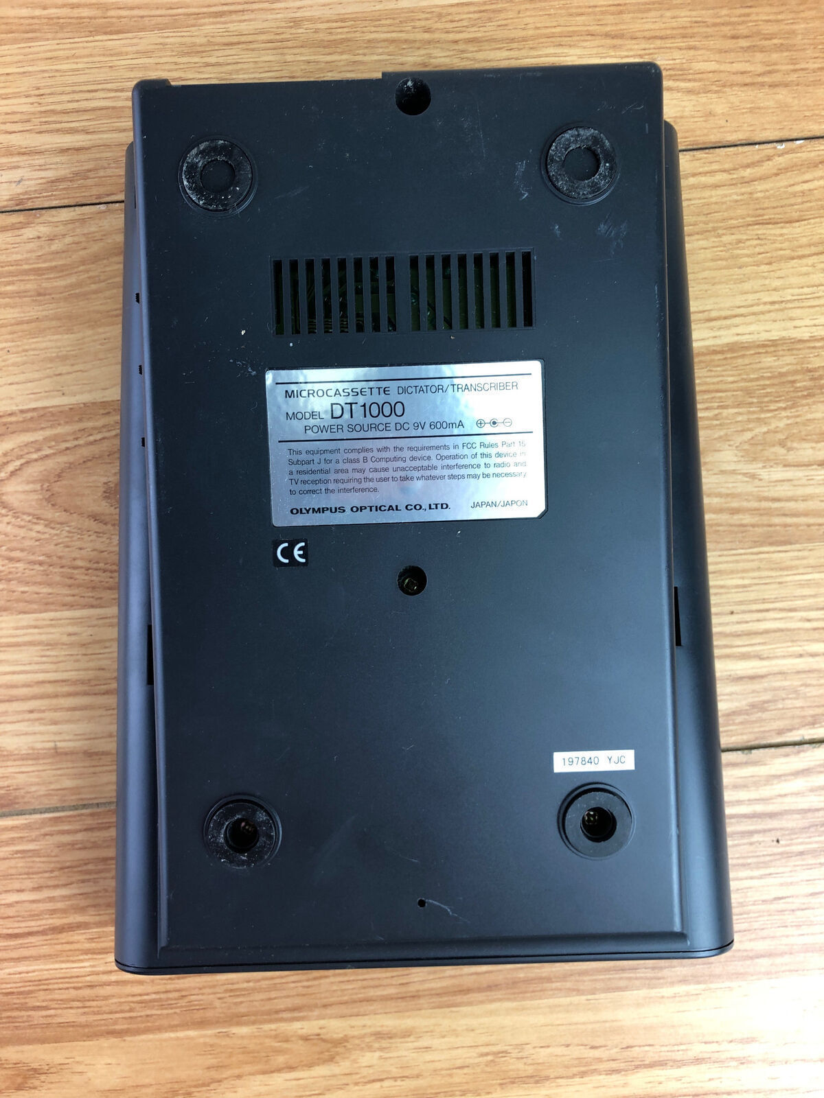 Olympus Pearlcorder DT1000 Microcassette Dictator Transcriber Spares Or Repairs
