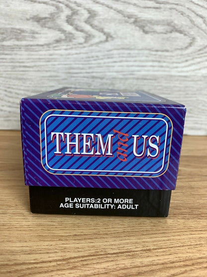 Them and Us The Battle of Brawn and Beauty Game Team card Quiz game