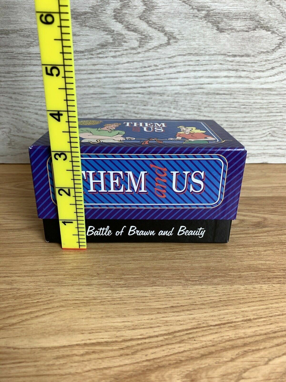 Them and Us The Battle of Brawn and Beauty Game Team card Quiz game