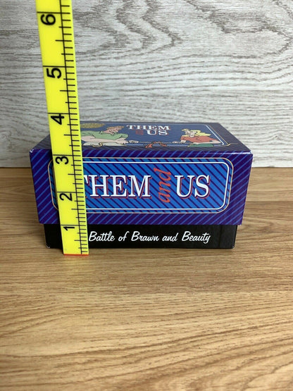 Them and Us The Battle of Brawn and Beauty Game Team card Quiz game