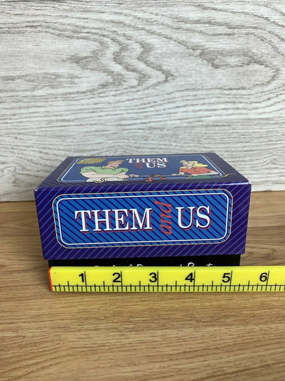 Them and Us The Battle of Brawn and Beauty Game Team card Quiz game