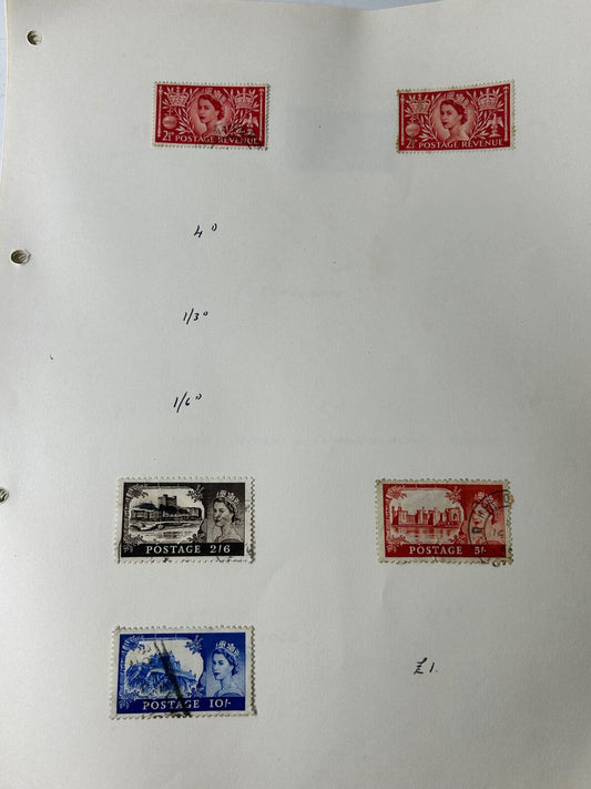 Mixed Bag/Job Lot of Collectible British First Class and Other Stamps