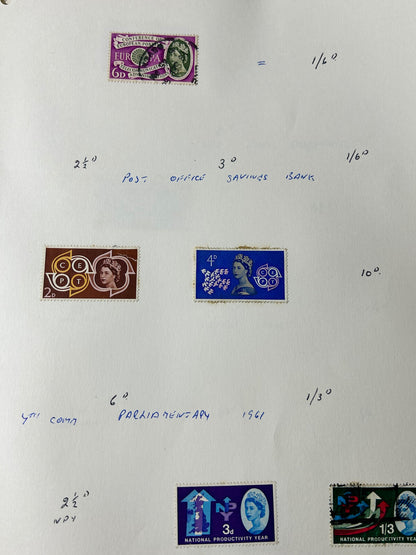 Mixed Bag/Job Lot of Collectible British First Class and Other Stamps