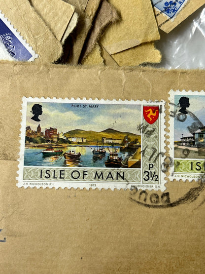 Mixed Bag/Job Lot of Collectible Vintage/Retro British and World Stamps